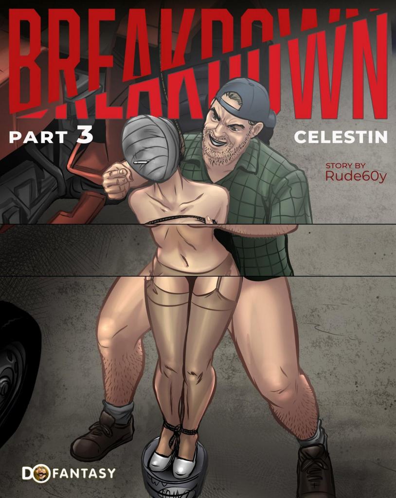 【中文翻译】Breakdown 3 - (前3图为预览 the full collection begins with the 4th image)
Celestin
在偏僻南方庄园的闷热炎夏里，一群叛逆的年轻女性——金发女生 April Valentine、棕发同学 Cali Davenport、拉丁裔同学 Elina Cruz、火红头发同学 Roxy Bloom，以及稳重的商界女性 Natasha Wilde——在一个阴影重重的私人基地深陷可怕的堕落，屈从于他们最黑暗的 BDSM 欲望，在神秘监管者 Bob、Chaz 和副手 Dwayne 的铁腕指挥下展开。起初像阳光炙烤般的旅程，逐渐演变成一幅无情的囚禁与情色折磨的画面