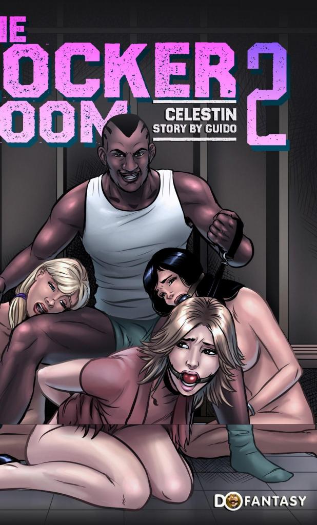 【中文翻译】Locker Room 2 - (前3图为预览 the full collection begins with the 4th image)
Celestin 
在 Locker Room 2 中，故事继续讲述 Christina、她的女儿，以及球队的秘书，他们已被 Big Willie 为一种独特交易“准备”好。随著三位女性对橄榄球队的顺从服务带来的连胜势头，另一位俱乐部老板 Dan 看到了他们成功背后的秘密。被结果所吸引，Dan 与 Big Willie 谈判，购买 Christina、她的女儿以及秘书，以便在自己的球队中复制这种成功。这部漫画探讨了所有权、权力交换以及为获得体育胜利而采取的极端措施，全部以 Cele