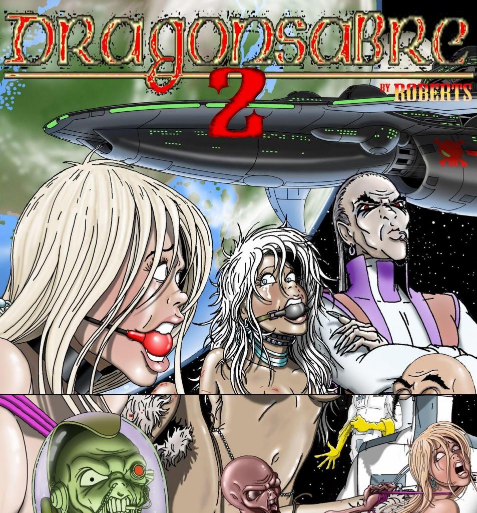 【中文翻译】Dragonsabre 2 - (前3图为预览 the full collection begins with the 4th image)
Roberts
在 SIRI-6 星球上，一群黑暗的外星掠夺者大军从黑色虫洞中涌出，入侵该星球以捕捉居民用于奴隶贸易。村庄陷入恐慌，年轻女子包括 Kira 在内被这些“飞翔的黑魔鬼”掳走。Shara 和 Nils 加入 Great Father 保卫部落，却发现他们的萨满因恐惧逃跑，没有留下任何魔法防御。战士们手持刀刃，与入侵者的先进蛛形机器人展开殊死战斗，但敌人的压倒性数量和技术造成毁灭性打击。外星人针对女性包括 Shara 在内进行捕获，而部落的抵抗在无情的进攻下动摇，将他们推