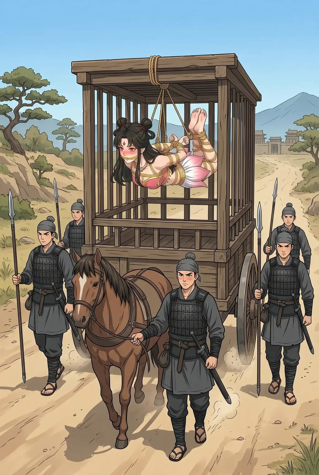 【定制作品】哪吒大战土行孙战败被俘 - 感谢各位支持。
