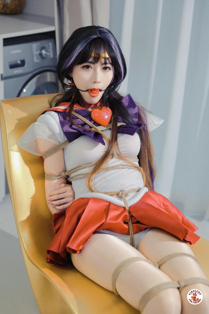 【红鲤鱼/8K影像】MMI日系OL黑色日式紧缚哭