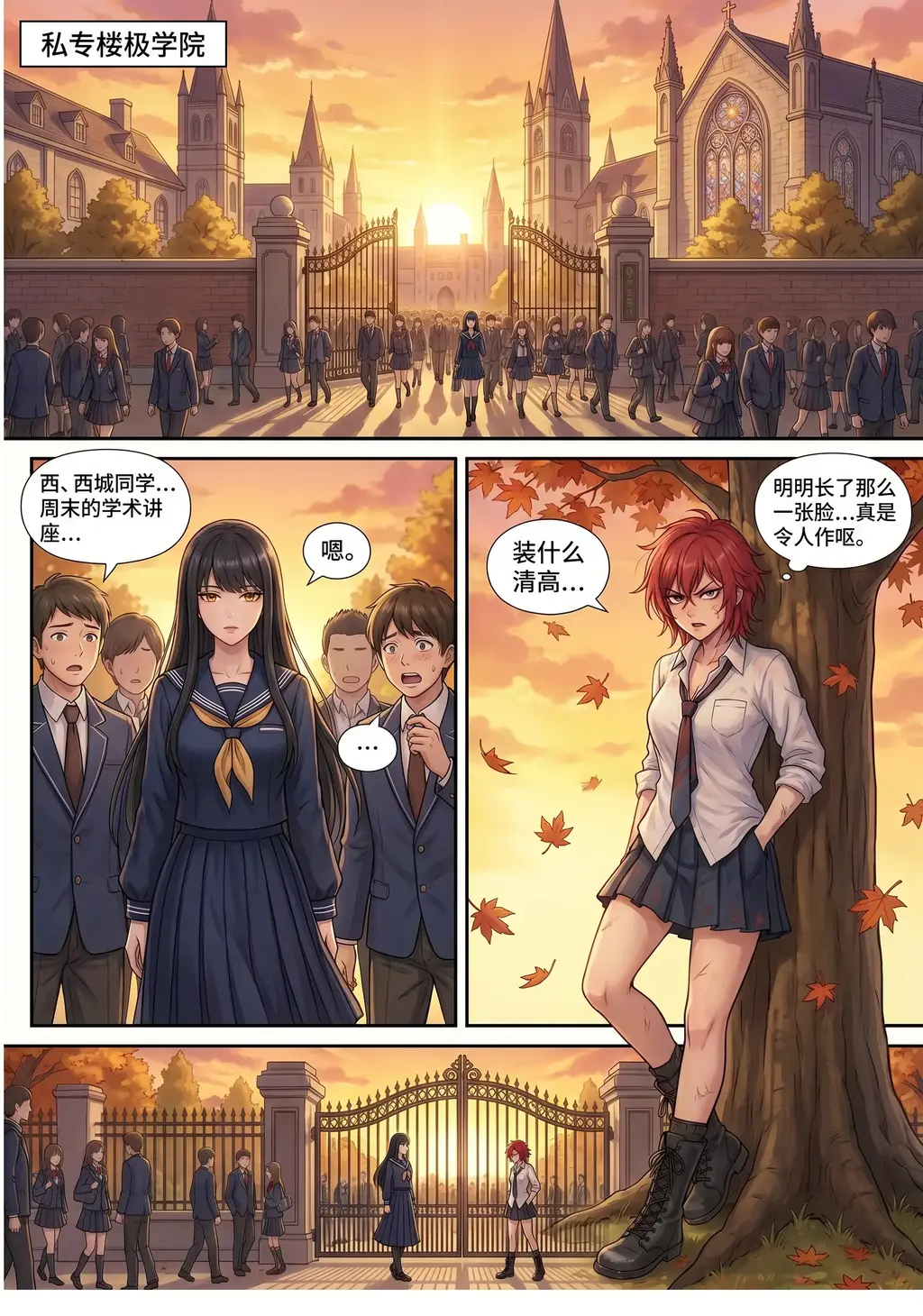 混混女学生与病娇大小姐 - 混混女学生因嫉妒招惹到病娇大小姐，却被其绑架调教羞辱，最终沦为玩具，共12p