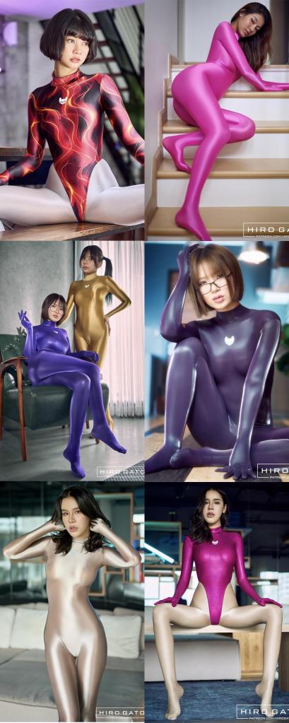 HiroGato系列——精美图包——合集 9 - 这个系列的视频我很早就在更了，图片一直没发。
但是架不住一堆兄弟从早就私信，说要图拿来收藏，今天就一步安排到位。
毕竟谁能抗住这顶级质感的 zentai+连体衣+舍宾光泽袜 的诱惑呢？
还有这些顶到没边的小模特们，要么是小身材顶呱呱，要么是整容榨精脸骚歪歪。
我直接把官网的付费会员图，挨张原图保存了下来，再进行了顺序整理，确实是耗时又耗力。
2钻走了吧，1钻是对品质的尊重，另外1钻就当是我的劳动力了。
这套东西堪称宝藏了，不管是收藏，还是拿来撸，还是拿来当壁纸，都是很nice的。
感谢大家支持啦！！！！！！