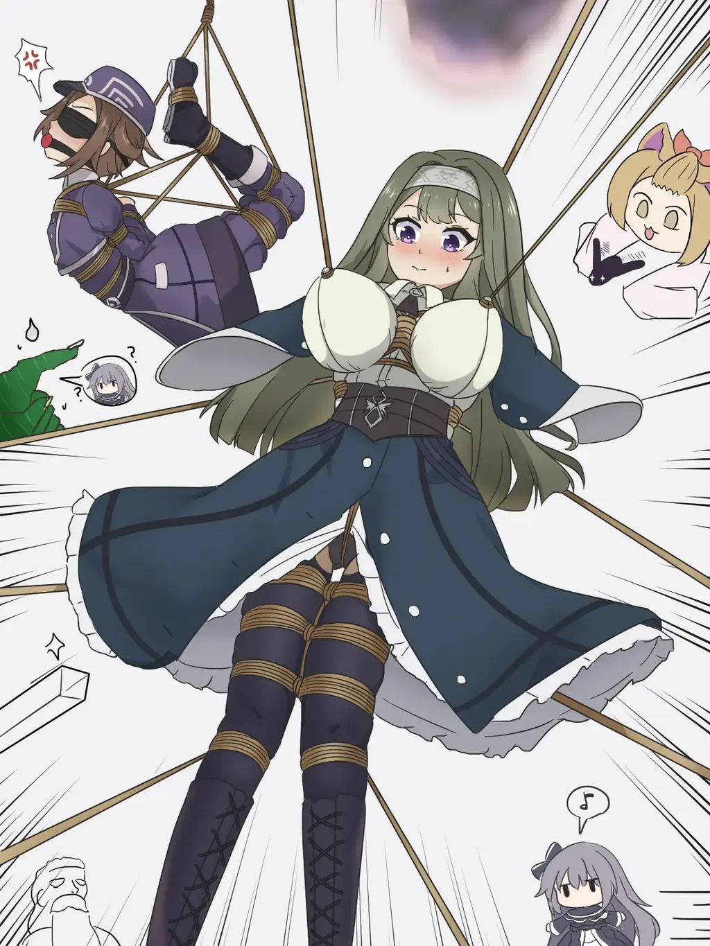  [Tentacle,Mummification,Spider Web,Bandage]