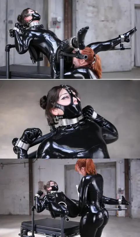 Licked Up &amp; Dicked Down <span style='color:#b0b0b0;'>[隐藏文字，购买后可见]</span><br>绑带式性玩具、器具束缚、足部、乳胶、紧身衣、束缚、振动器、束身衣、假阳具、乳胶紧身衣、固定、拘束、捆绑、拘束器