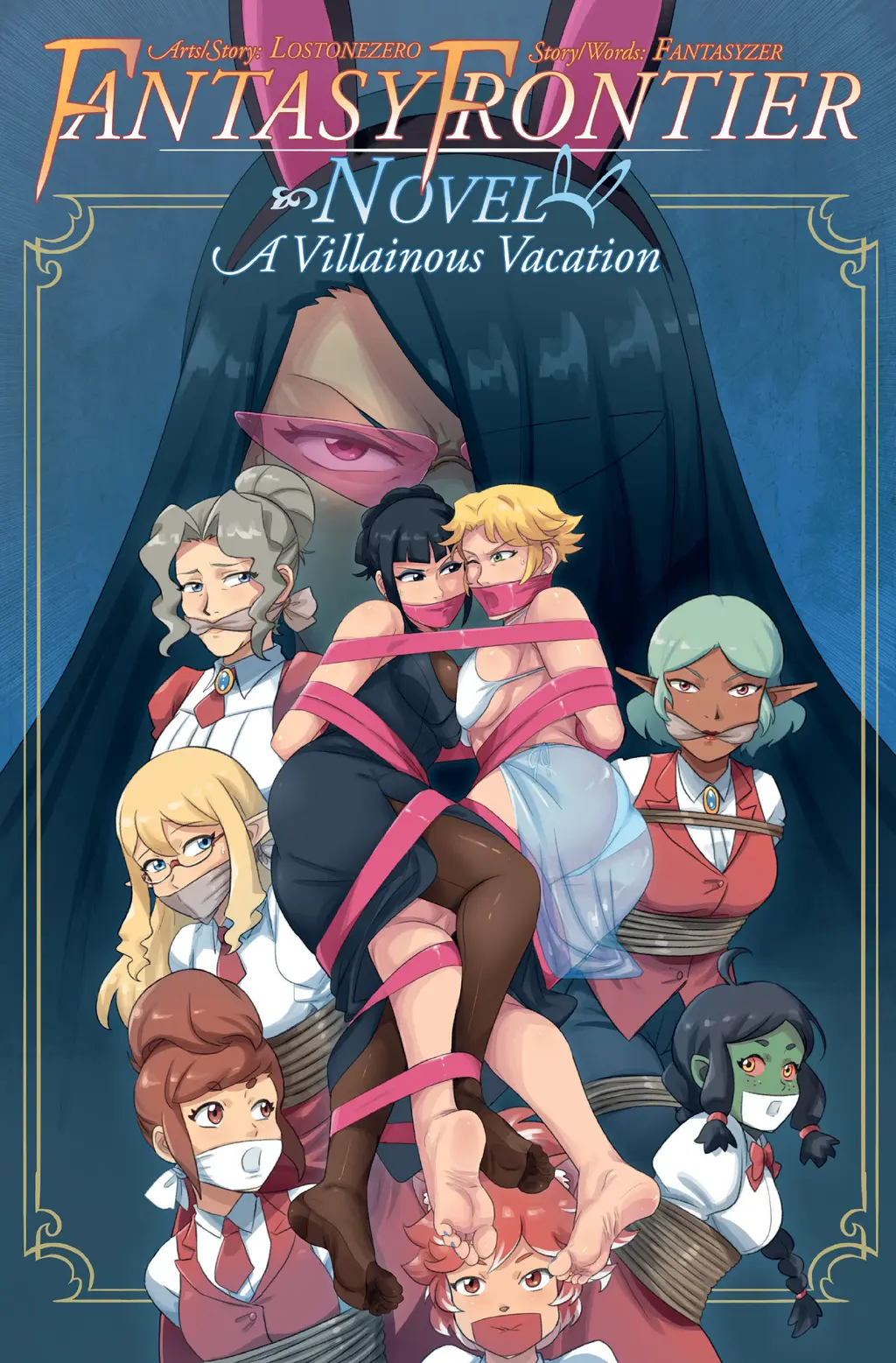 Fantasy Frontier Novel: A Villainous Vacation（完整版） - Lostonezero的配图小说集（完整版）.
数量：90张.
语言：English.
备注：先上传原版，汉化版还在翻译，日后上传.