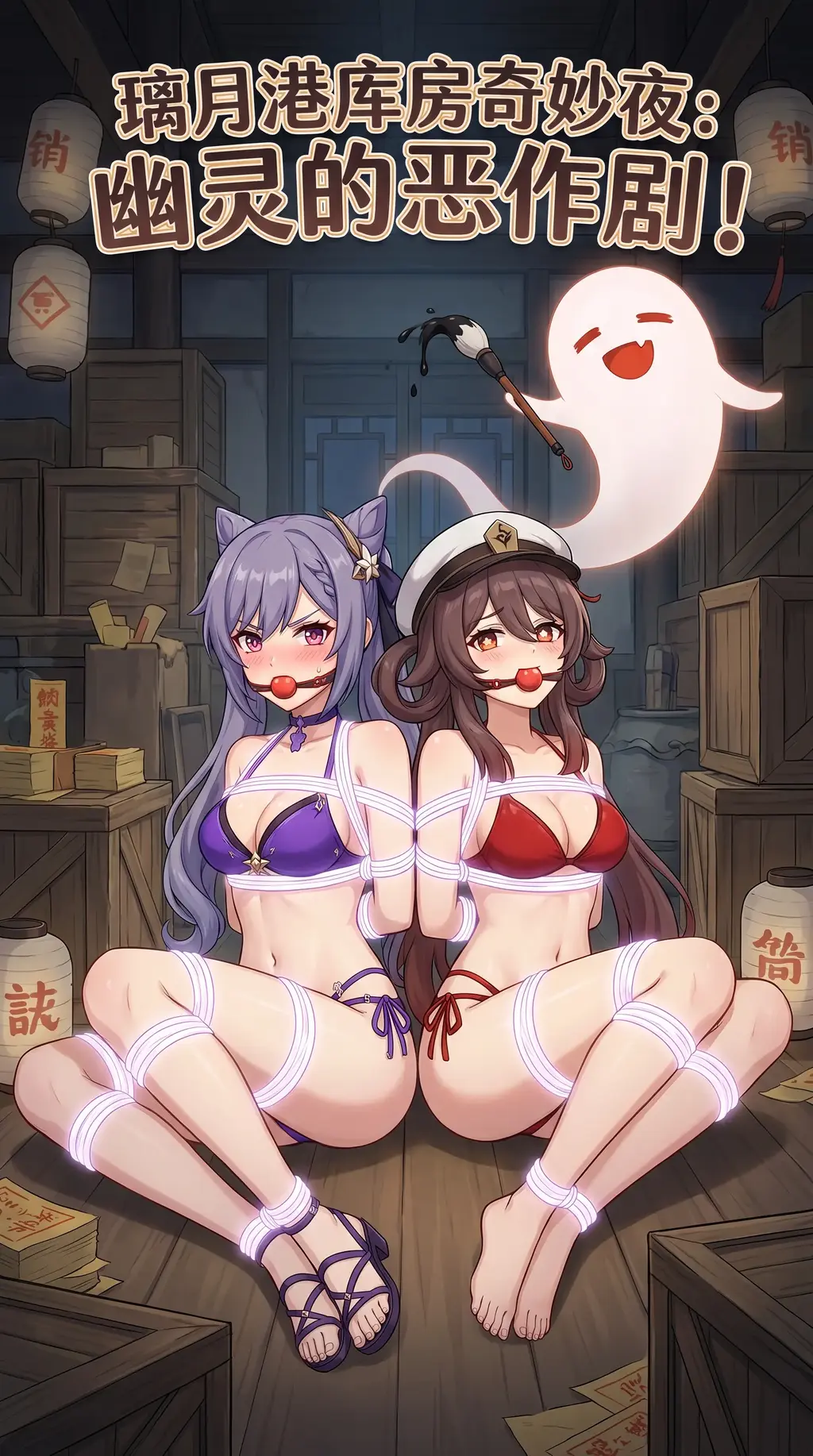 刻晴胡桃——璃月港库房奇妙夜：幽灵的恶作剧！