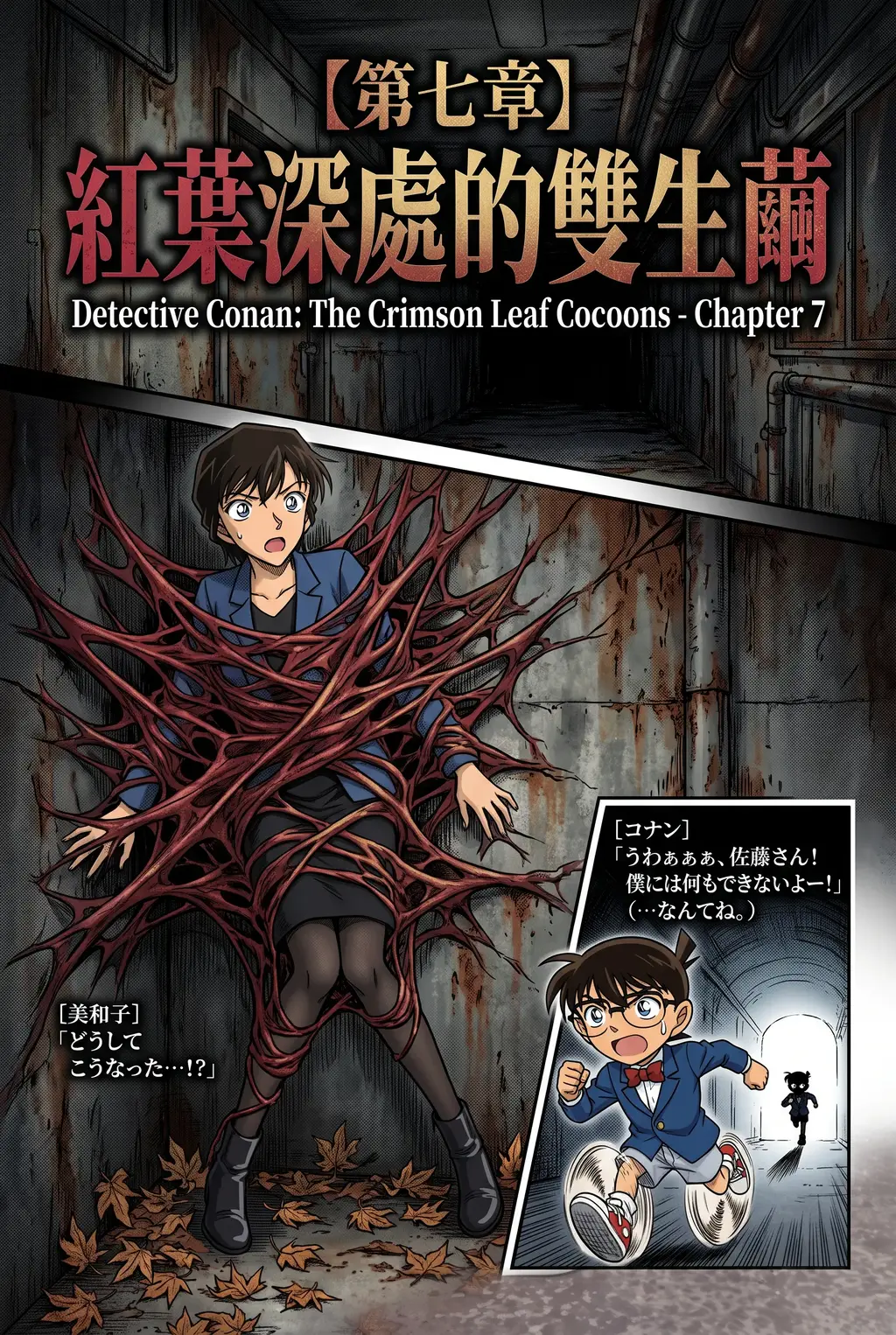 《名侦探柯南之黑衣绑架案》美和子 黑丝 麻袋 束缚 调教  - 注意：主线故事为5~34张，其余为杂图，故事一致性不高，请谅解，感谢支持。