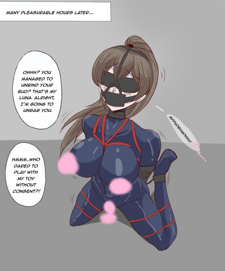 Luna Captured part 1 ( 露娜被俘 第一部分) - Luna, also known as Thorn is captured by the diamond syndicate. She struggles to escape and Mamako comes to save her.
露娜（又名“荆棘”）被钻石辛迪加抓获。她奋力挣扎试图逃脱，而妈妈子（Mamako）则赶来营救她。

 [忍者,泳装（连体）,堵嘴（胶带）,ACG（紧身战斗服）,女犯]