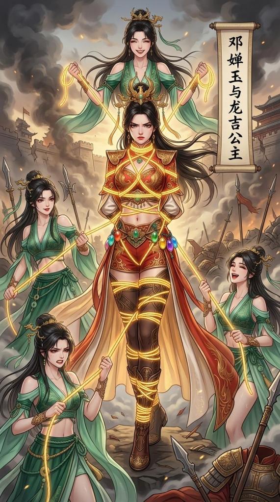 邓婵玉与龙吉公主 - 扩展一下神话宇宙的世界观，后续可能会加入其他角色，也不局限在封神里面