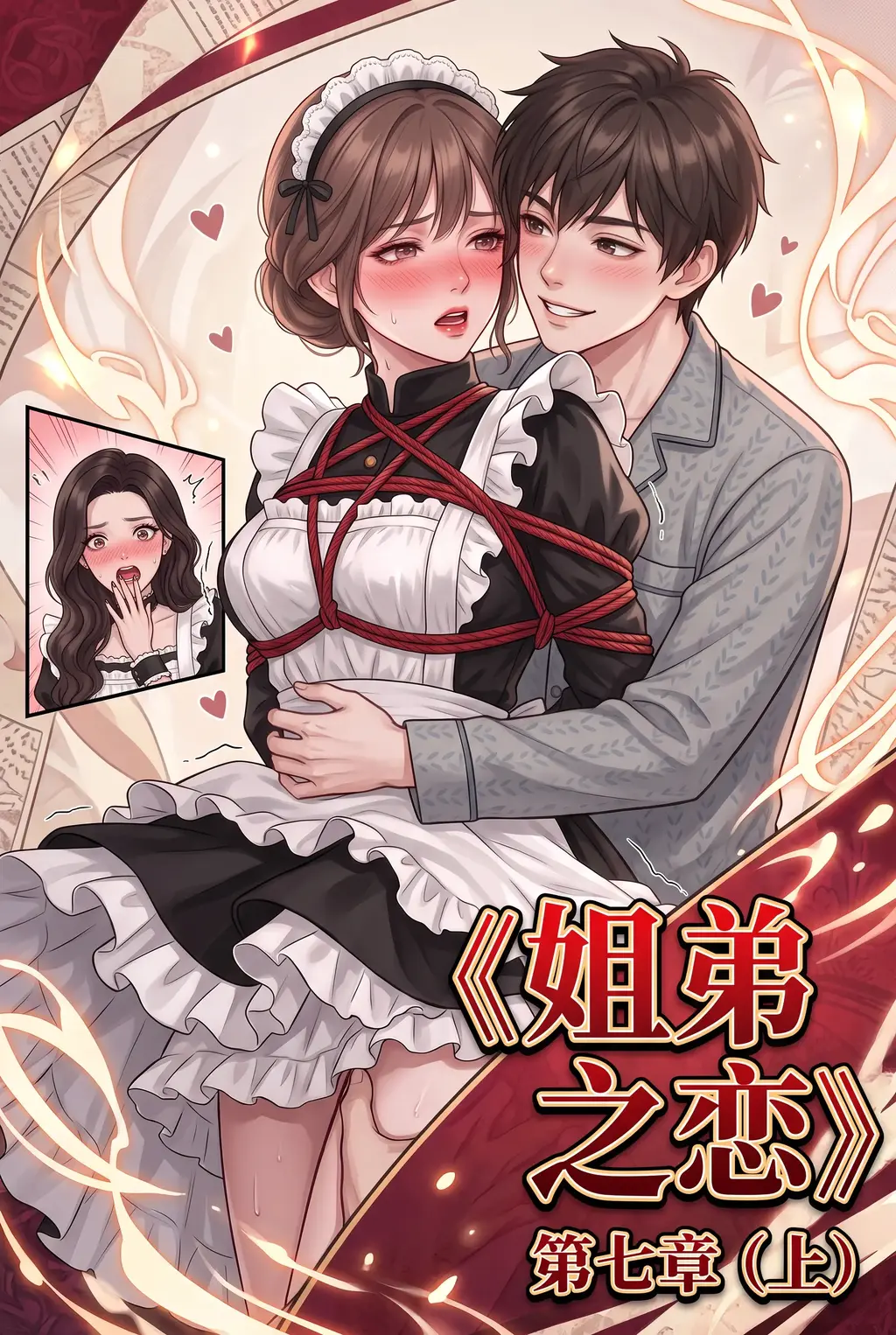 姐弟之恋 第七章（上） - 感谢支持，祝各位节日愉快。     
可定制杂图与剧情，合理定制，尺度适中，不能露点，故事内容均为虚构，请勿模仿或代入现实。画风可漫画或写实。购买作品较多的粉丝可私信我，有优惠。（注意：本人在妖狐吧有且仅有这一个账号，其他平台均为冒充盗图者，请注意分辨，谨防诈骗，交易需谨慎）感谢各位的支持！！！